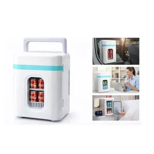 Mini Geladeira Portátil 2 em 1 Utibom 12L Refrigerador e Aquecedor para Casa Carro e Barco 12V e 220V Mini Geladeira Portátil 2 em 1 Utibom 12L Refrigerador e Aquecedor com Alça 12V e 220V
