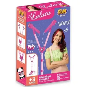 Microfone com Pedestal Luluca FUN