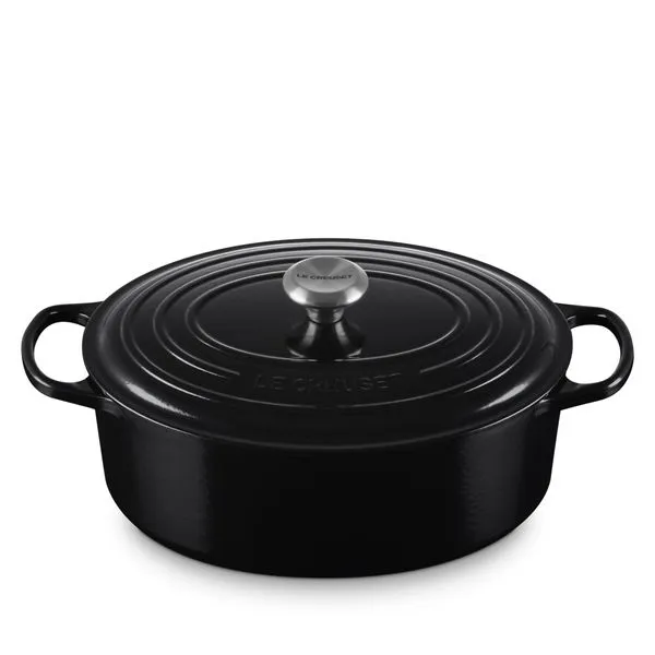 Panela Oval Signature Le Creuset Black Onyx 31 CM-UN