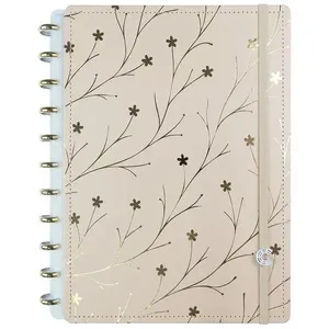 Caderno Inteligente Grande 80 Folhas Miss Floral Giulia Benite