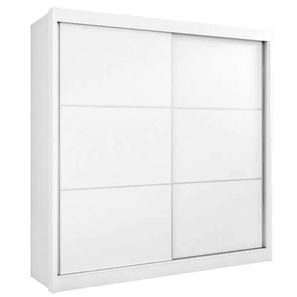 Guarda Roupa Casal 2 Portas 6 Gav - Cancun-branco - D'doro