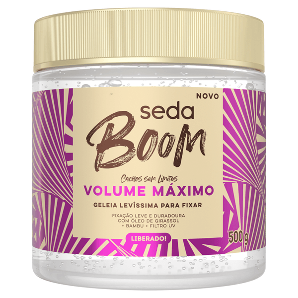 Geleia Capilar Seda Boom Volume Maximo 500g