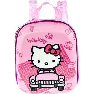 Mochila Pequena Maxtoy Hello Kitty Carro Rosa Único
