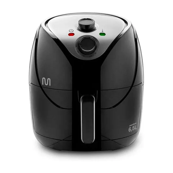 Fritadeira Elétrica Air Fryer Multilaser 6,5L 127V GO217 Preto (MP)