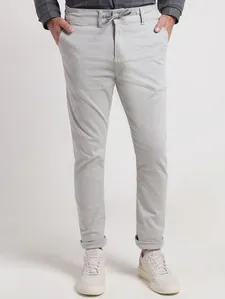 Calça Sport Slim Masculina CINZA CLARO 44