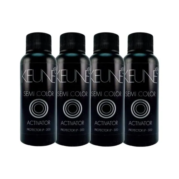 Kit Emulsão Keune Semi Color Activator 60ml - 4 Unidades