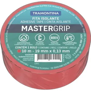 Fita Isolante Vermelha 13mm x 10 Metros - 57545051 - TRAMONTINA