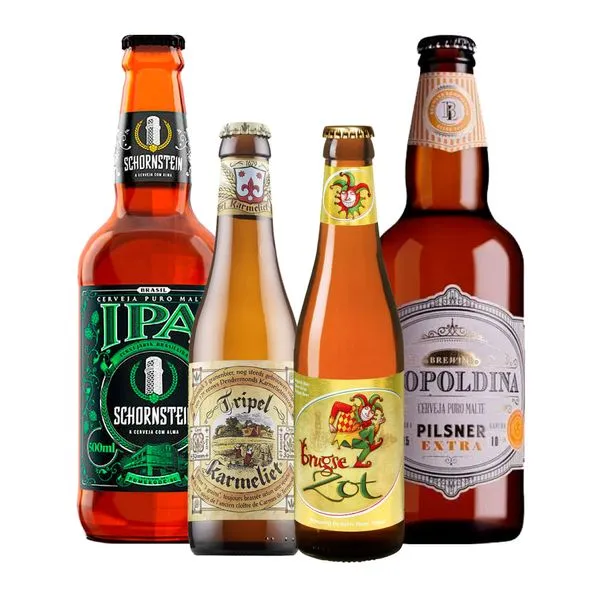 Kit 4 Cervejas Receitas do Caçador I