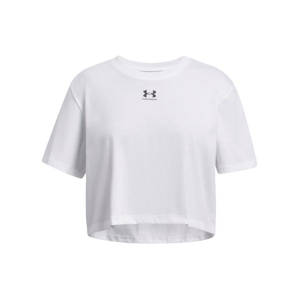 Camiseta Sportstyle Under Armour Rival Infantil 10 Branco