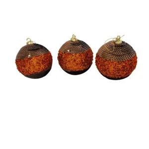 Bolas De Natal Kit Com 3 Unid. Kit 3 Pçs.