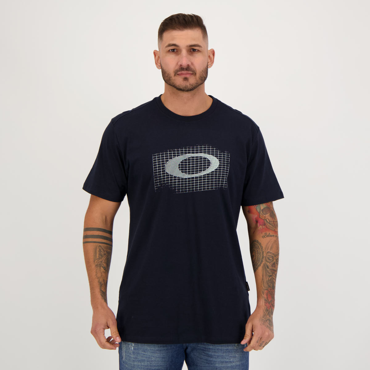 Camiseta Oakley Holographic Marinho