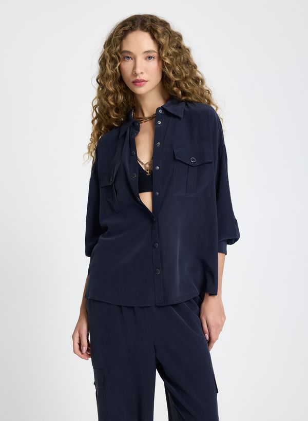 Camisa Le Lis Julia Seda Feminina 38