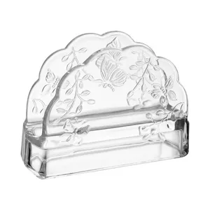 Porta Guardanapos New Butterfly Cristal Ecológico 10,5x4x9,5cm 221441 - Lyor