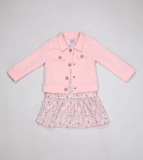 Vestido/Jaqueta London - 1439 Rosa - 1