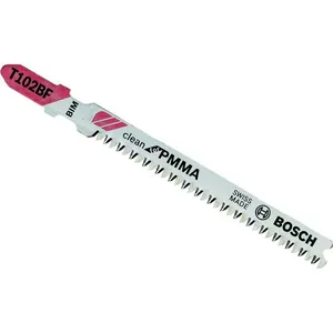 Lâmina de serra tico-tico 74 mm encaixe T T-102D acrílico - BOSCH
