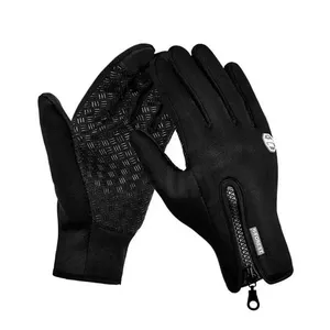 Luva para Motoqueiro e Ciclismo LA-01 Compatível com Tela Touch Resistente à Água Preto OEM Luva para Motoqueiro e Ciclismo LA-01 Proteção Contra Impactos e Abrasões Preto OEM