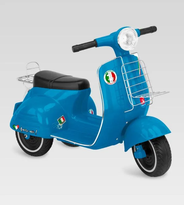 Scooter Elétrica 6V Itália Azul