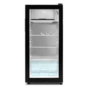 Frigobar Philco PFG105PG 85L Inverse Plus Porta de Vidro Duplo Compacto Preto Frigobar Philco PFG105PG 85L Inverse Plus com Iluminação Interna em LED Preto 110V