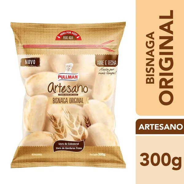 Pão Bisnaguinha Original Pullman Artesano 300g