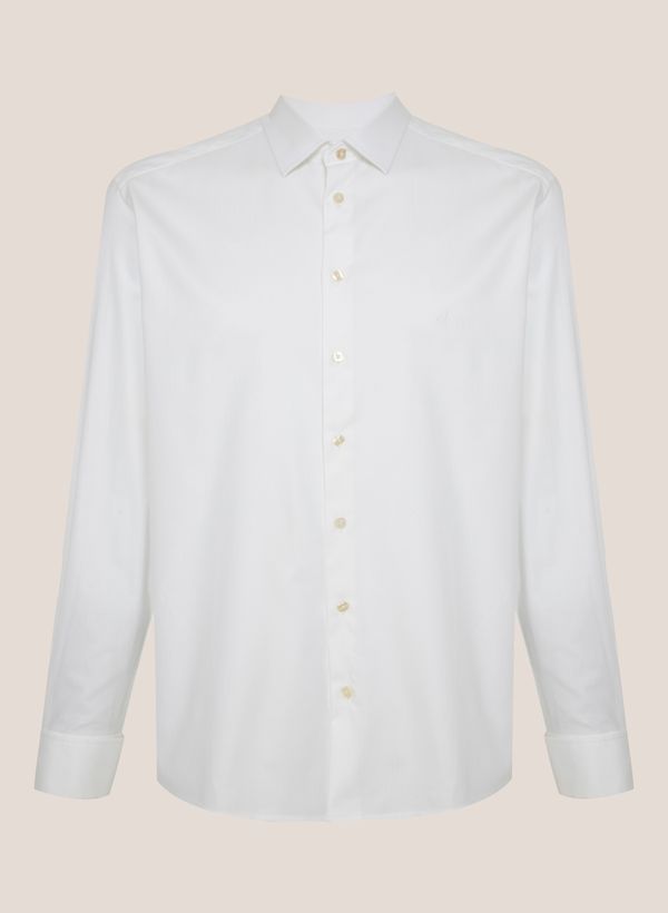Camisa Slim Fit Maquinetado Abotoadura Dudalina Masculina 46
