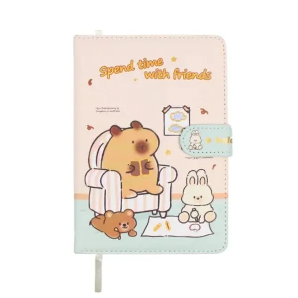 Agenda B6 UNISO Capivara Uniso Estampa 3 com 132 Folhas Papel 80 G-M2 Formato 122 X 171MM para Uso Diário Agenda B6 UNISO Capivara Estampa 3 com 132 Folhas Papel 80 G-M² Formato 122 X 171MM