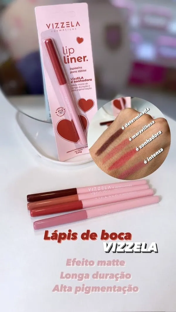 Lapiseira Labial Vizzela Intensa - 06