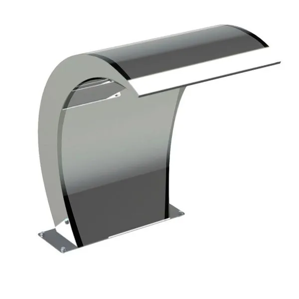 Cascata para Piscina Victória Pratic Jr Vazão 7000L-H Efeito Massageador Inox Aço Inox 316 Escovado Sodramar Cascata para Piscina Victória Pratic Jr Vazão 7000L-H Inox Aço Inox 316 Escovado Sodramar