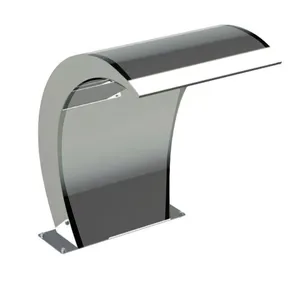 Cascata para Piscina Victória Pratic Jr Vazão 7000L-H Efeito Massageador Inox Aço Inox 316 Escovado Sodramar Cascata para Piscina Victória Pratic Jr Vazão 7000L-H Inox Aço Inox 316 Escovado Sodramar