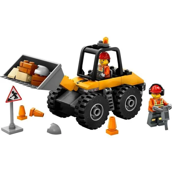 Brinquedo de Montar Lego City Carregadeira de Rodas de Construção 60450 81 Peças Amarelo Lego Brinquedo de Montar Lego City Carregadeira 60450 81 Peças Amarelo Lego