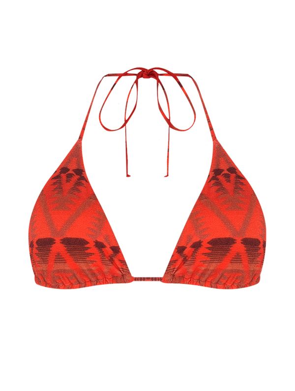 Top Cortininha Estampado Navajo VERMELHO M