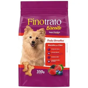Biscoito Para Cães Finotrato Frutas Vermelhas 350g (MP)