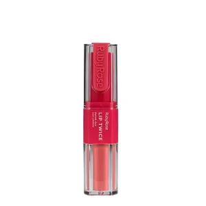 Batom Liquido Ruby Rose Duo Lip Twice Lt40 6ml