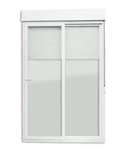 Porta de PVC Acústica com Persiana Integrada Cremona - 230X180