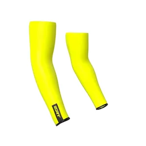 Manguito ciclismo verão ERT Amarelo Flúor proteção UV 50