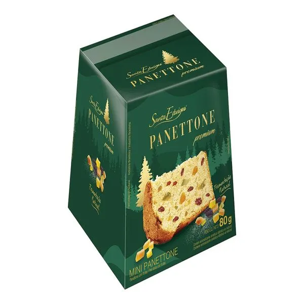 Mini Panetone Santa Edwiges Frutas 80g
