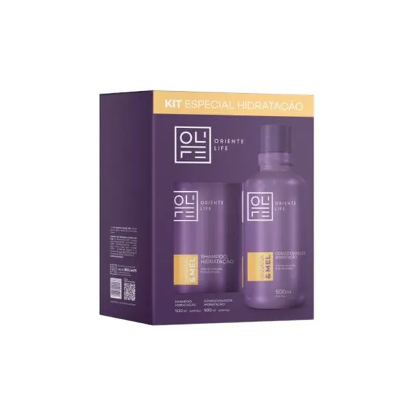 Kit Shampoo e Condicionador Oriente Life Banana e Mel 500ml KIT SH+COND BANANA E MEL 500ML ORIENTE L