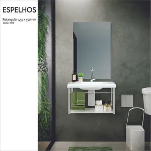 Espelho Retangular 455Mmx550Mm Crismetal