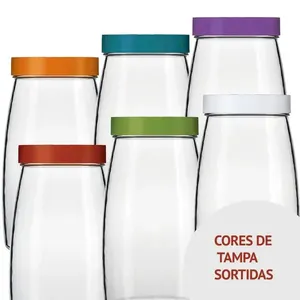 Pote de Vidro Mandacaru com Tampa 2L 98320201017883 - Nadir