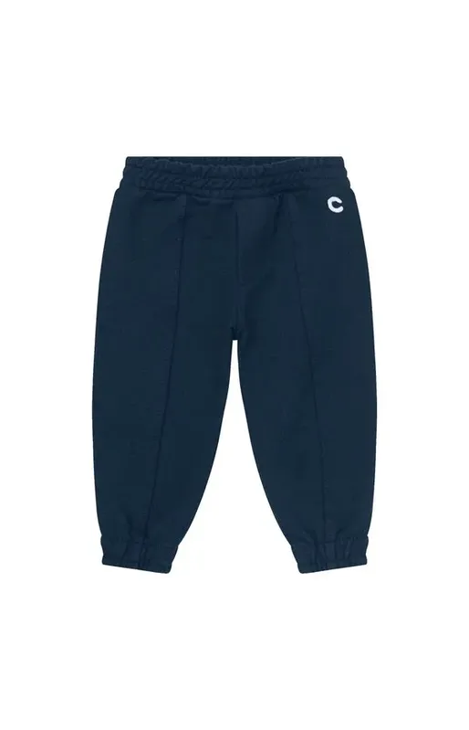 Calça Unissex Jogger Em Moletom Sarjado - Carinhoso Azul - P