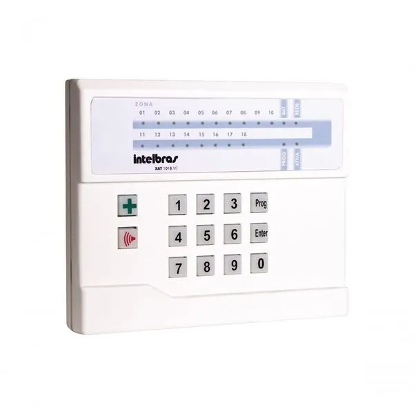 Teclado para Central Monitorada XAT1018 MT para Sistemas de Monitoramento com Ergonomia Intelbras Teclado para Central Monitorada XAT1018 MT para Uso Intenso em Monitoramento Intelbras