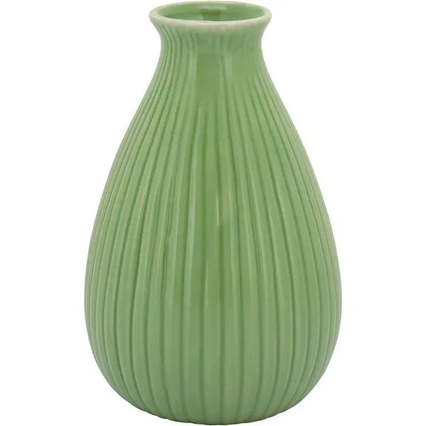 Crispin Vaso 18X11X11Cm Cerâmica Verde