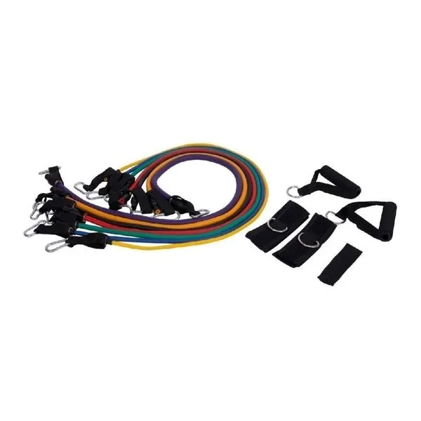 Kit Extensor Com 7 Elástico Liveup Sports