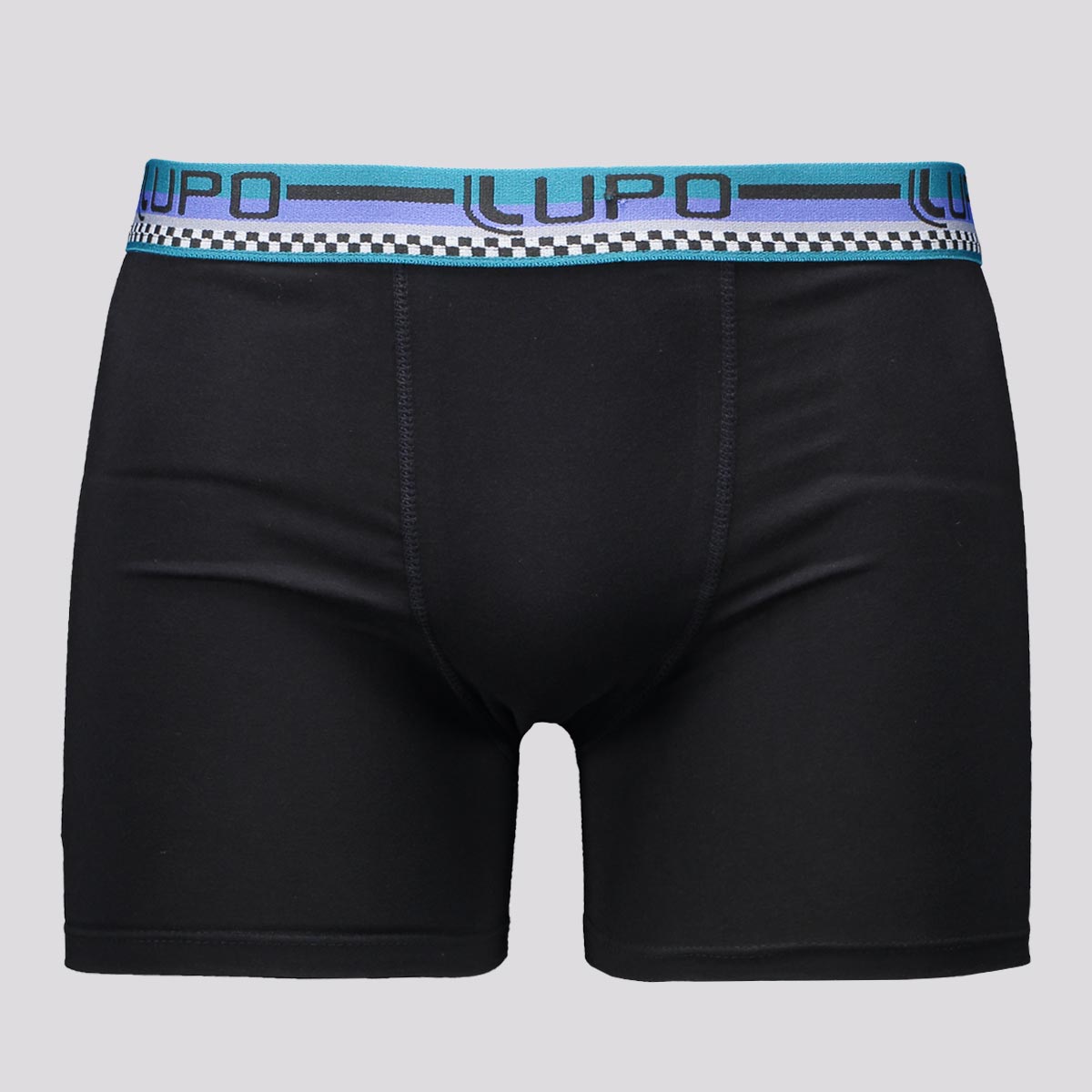 Cueca Boxer Lupo Classic Com Elastano Preta