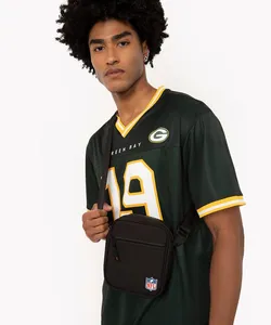 bolsa shoulder bag nfl preto Único