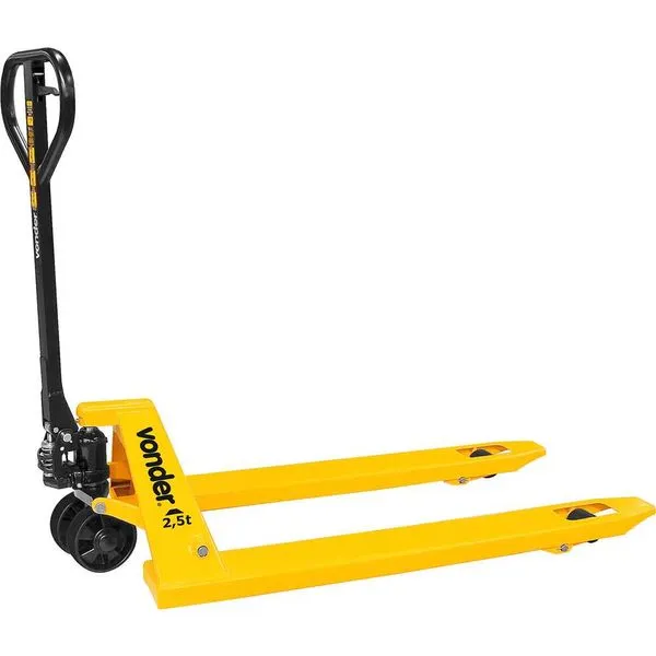 Paleteira hidráulica 2,5 tf 1.150 mm x 680 mm roda simples PSN 256 VONDER