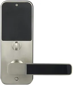 Fechadura Eletrônica Papaiz Smart Lock Prata Esquerda