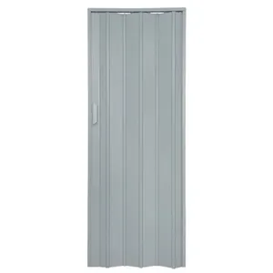 Porta Sanfonada 1749 Manual de Pvc 210x105cm para Divisória Cinza Bariri PVC Porta Sanfonada 1749 Manual de Pvc 210x105cm Cinza Bariri PVC