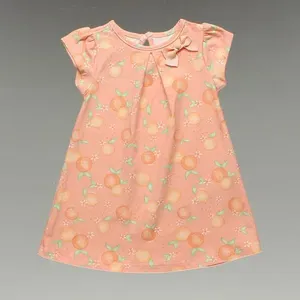 Vestido Frutas - N2514 Laranja - 2