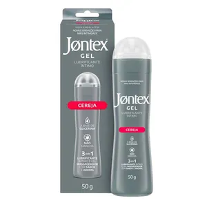 Gel Lubrificante Íntimo Jontex Sabor Cereja 3 em 1 50g