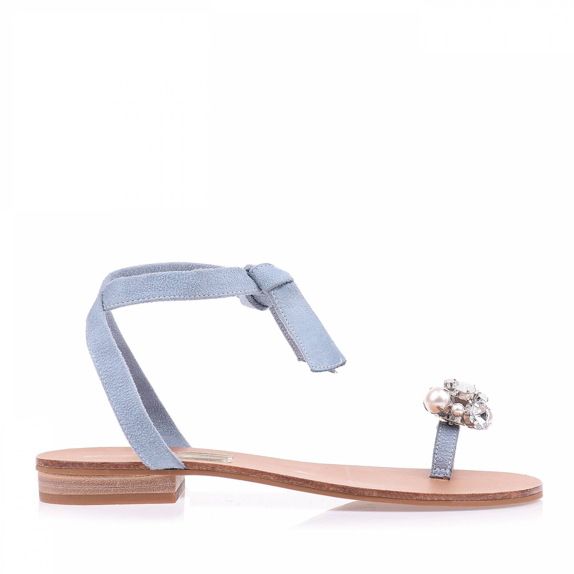Flat Camurça Denim